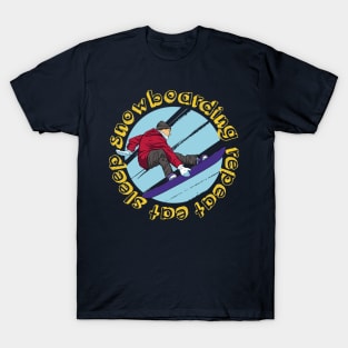 Eat Sleep Snowboarding Repeat T-Shirt